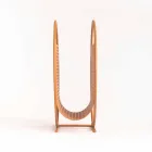 Round Design Steel Magazine Rack Made in Italy - Ladle Viadurini