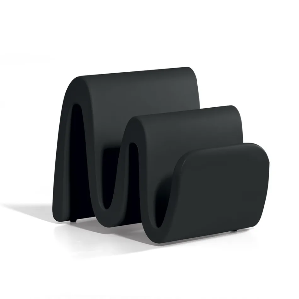 Modern Colored Polyethylene Magazine Rack Made in Italy - Munoz Viadurini