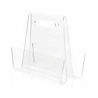 Modern Transparent Plexiglass Magazine Rack Made in Italy - Immoral Viadurini