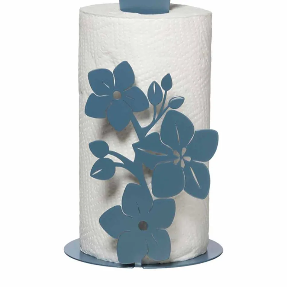 Modern Design Kitchen Roll Holder in Iron Made in Italy - Marken Viadurini