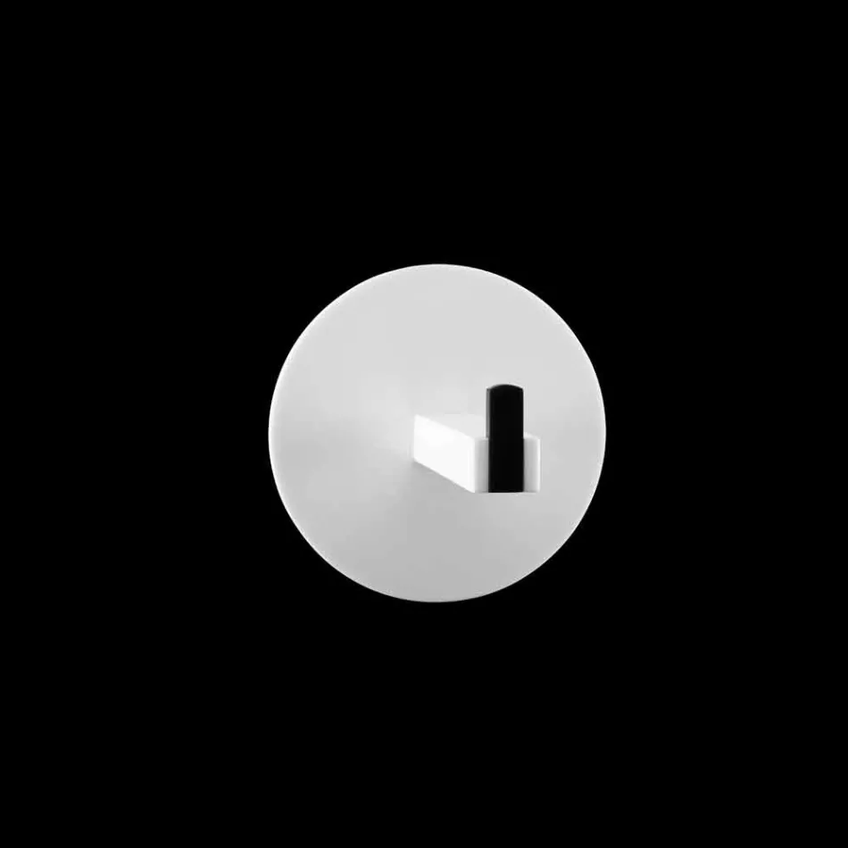 Paper Holder and Pin in White Corian or with Black Insert, Design Bathroom - Elono Viadurini