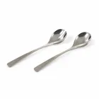 Serving Cutlery in Steel Elegant Design Service 2 Pieces - Rockpos1 Viadurini