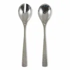 Serving Cutlery in Steel Elegant Design Service 2 Pieces - Rockpos1 Viadurini