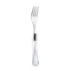 Polished Stainless Steel Cutlery and Transparent Acrylic Handle 24 Pcs - Brilli Viadurini