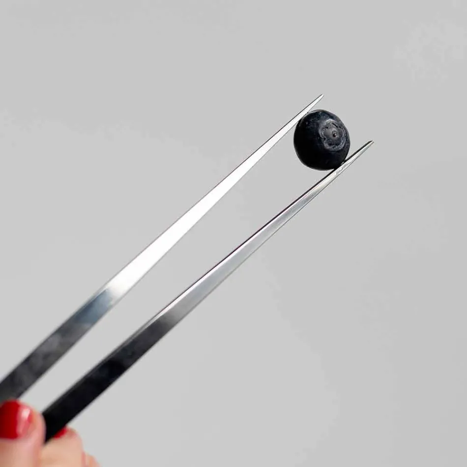 Stainless Steel Cutlery with Italian Luxury Design Chopsticks - Carronde Viadurini