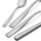 Stainless Steel Cutlery with Laser Printed Poetry 24 Pieces - Peperita Viadurini