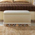 Pouf container bedside rug with a classic Zais design, made in Italy