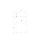 Garden Pouf Padded and Covered in Fabric Made in Italy - Butter Viadurini