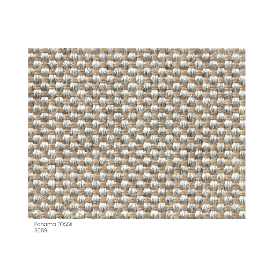 Garden Pouf Padded and Covered in Fabric Made in Italy - Butter Viadurini