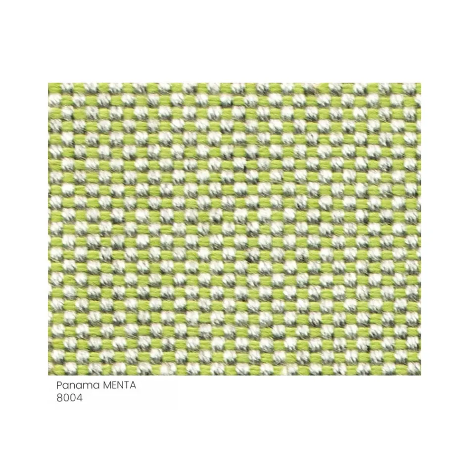 Garden Pouf Padded and Covered in Fabric Made in Italy - Butter Viadurini