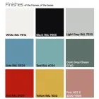 Fabric Garden Pouf with Metal Feet Made in Italy - Butter Viadurini