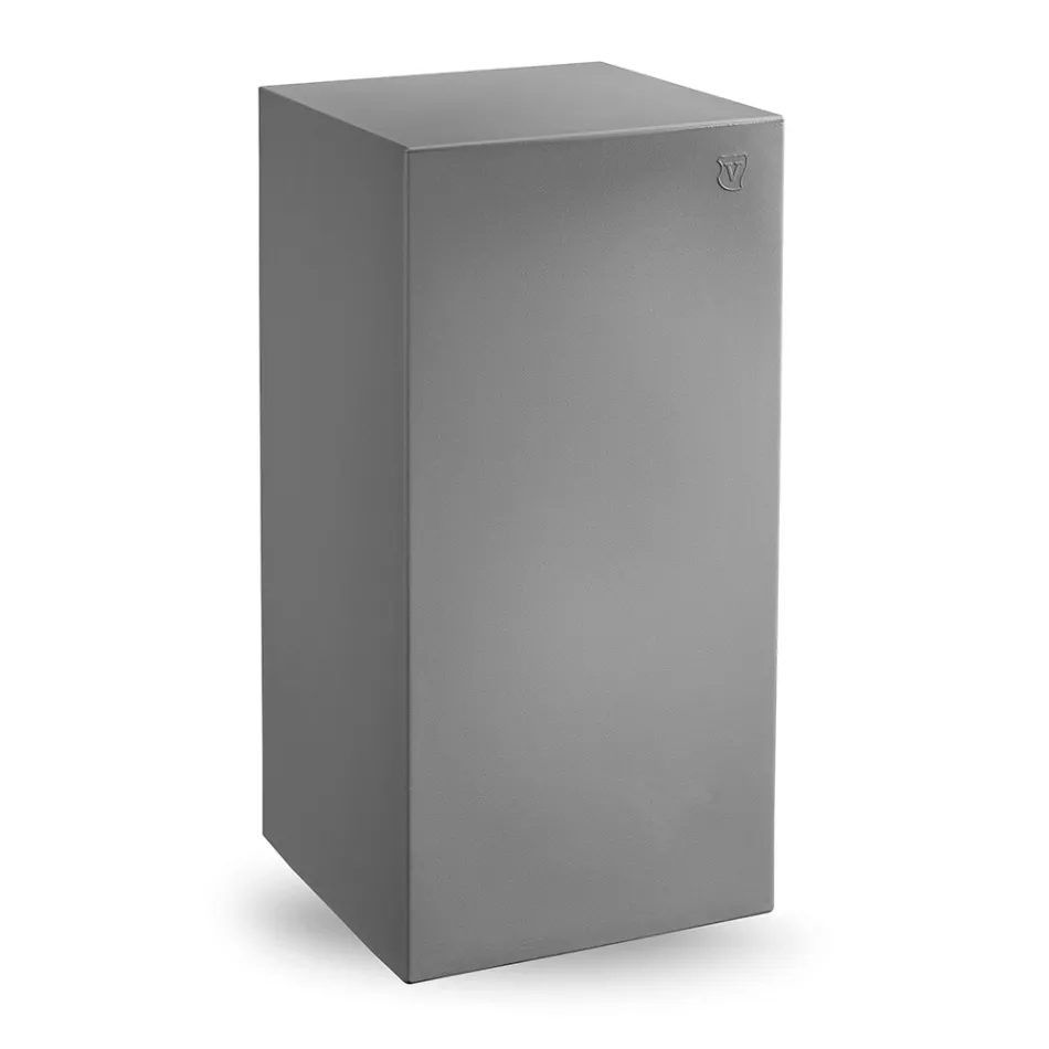 Decorative Pouf in Polyethylene 8 Finishes Made in Italy - Viky Viadurini