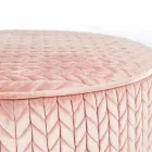 Design pouf in fabric Belle 1 Viadurini