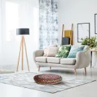 Pouf in Jute and Polystyrene of 2 Different Sizes - Rust Viadurini