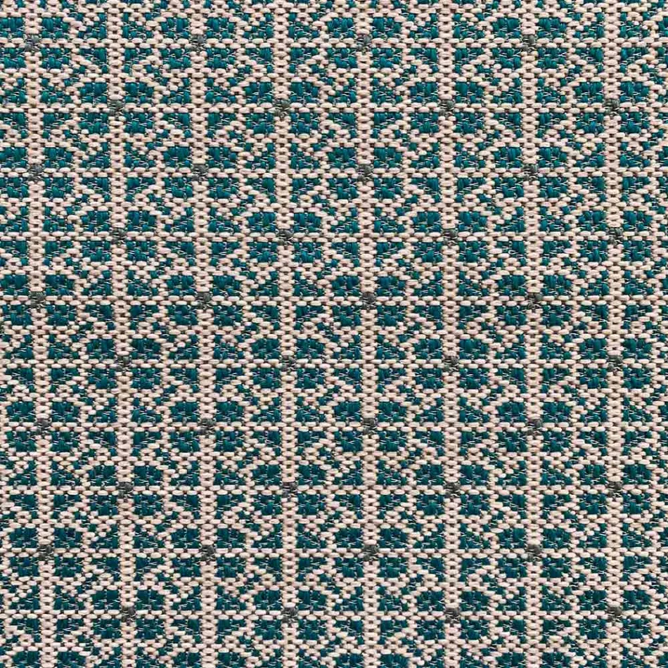 Soft Square Pouf for Indoor and Outdoor use in Various Colors Fabric - Naemi Viadurini