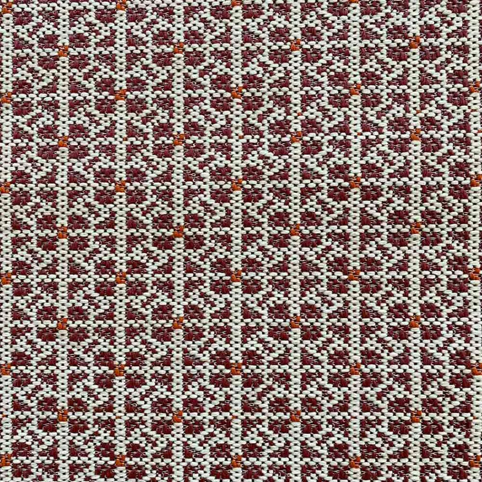 Soft Round Pouf for Indoor or Outdoor Living Room in Colored Fabric - Naemi Viadurini