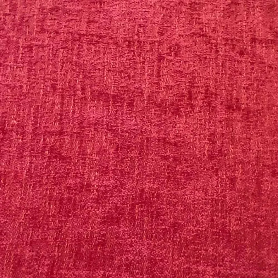 Round Ottoman Pouf for the Living Room in Colored Chenille 3 Sizes - Evelyne Viadurini