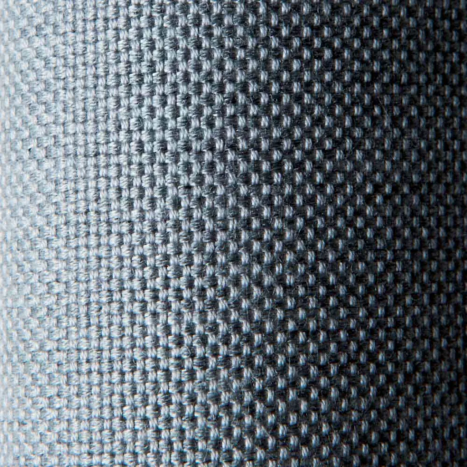 Square Outdoor Design Pouf in Metal and Fabric Made in Italy - Selia Viadurini