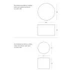 Round Garden Pouf in Polypropylene in 3 Colors Made in Italy - Francisco Viadurini