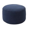 Round Garden Pouf in Polypropylene in 3 Colors Made in Italy - Francisco
