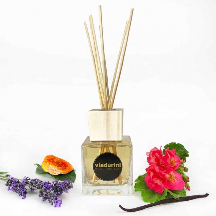 Amber Fragrance Home Air Freshener 200 ml with Sticks - Romaeterna Viadurini