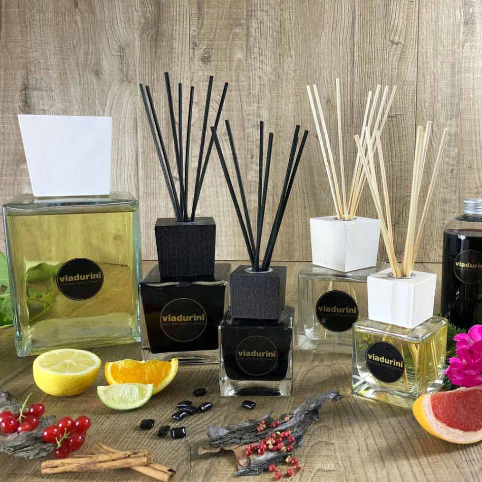 Amber Fragrance Home Air Freshener 500 ml with Sticks - Romaeterna Viadurini