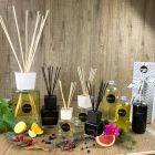 Amber Fragrance Home Air Freshener 500 ml with Sticks - Sassidimatera Viadurini