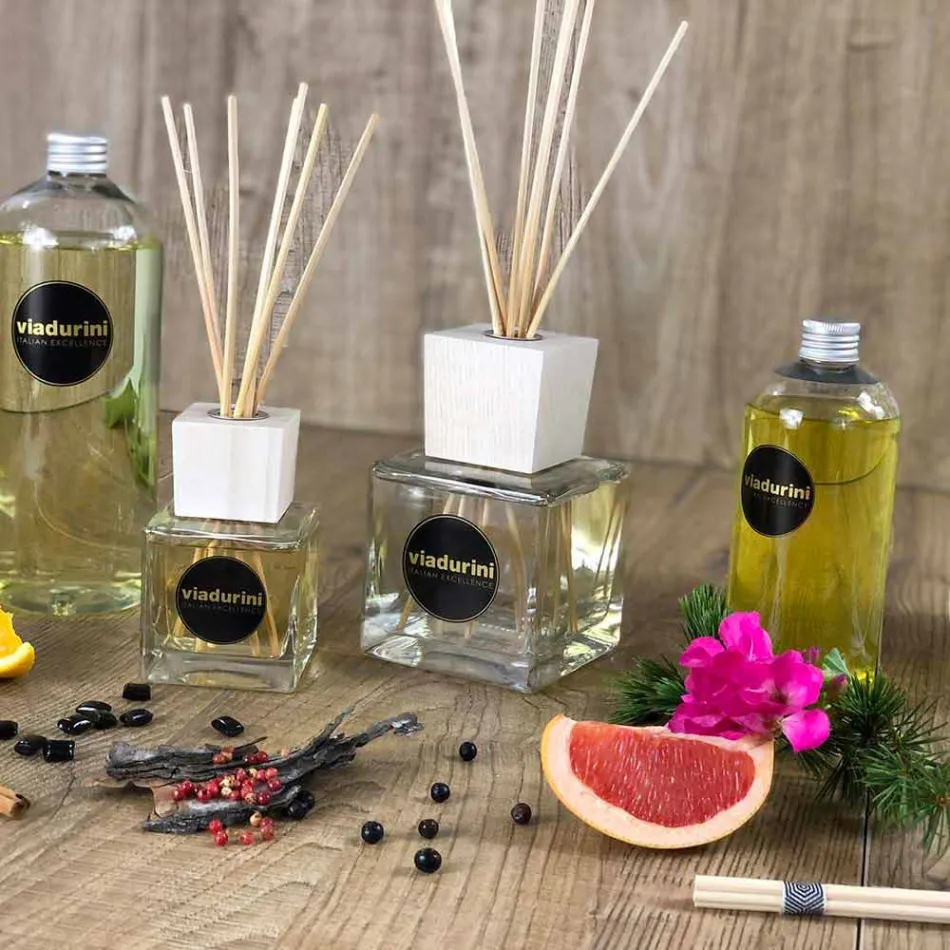 Bamboo Lime Fragrance Home Air Freshener 200 ml with Sticks - Ariadicapri Viadurini