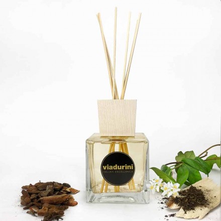 Room Fragrance Oud Wood 500 ml with Sticks - Ventodisardegna Viadurini