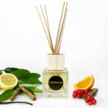 Home Fragrance Mandarin and Cinnamon 200 ml with Sticks - Lamaddalena