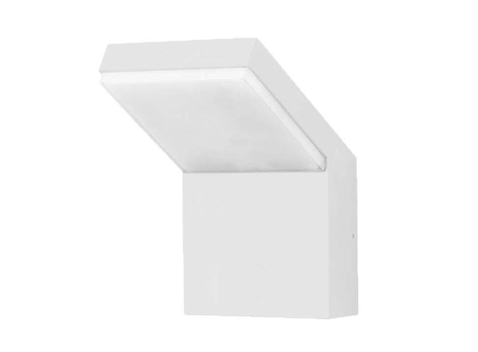 18W LED Outdoor Wall Lamp in White or Black Aluminum - Nerea