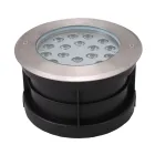 Round Spotlight with LED Outdoor in Stainless Steel - Dakota Viadurini