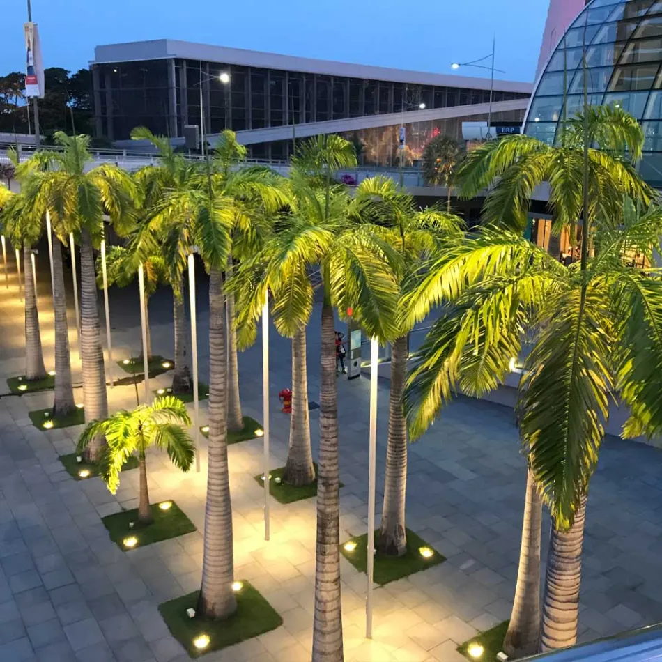 Round Spotlight with LED Outdoor in Stainless Steel - Dakota Viadurini