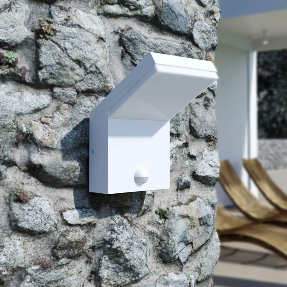 Aluminum Outdoor Led Projector with Motion Sensor - Nerea Viadurini