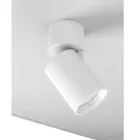 Adjustable Led Ceiling Light in White or Black Aluminum - Point Viadurini