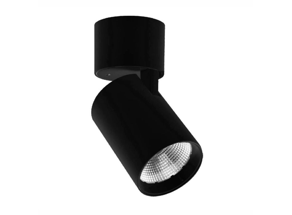 Adjustable Led Ceiling Light in White or Black Aluminum - Point Viadurini