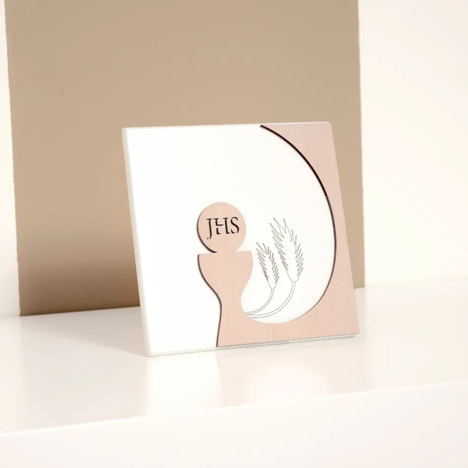 Small picture depicting the Eucharist Laser Engraved Made in Italy - Ingrid Viadurini