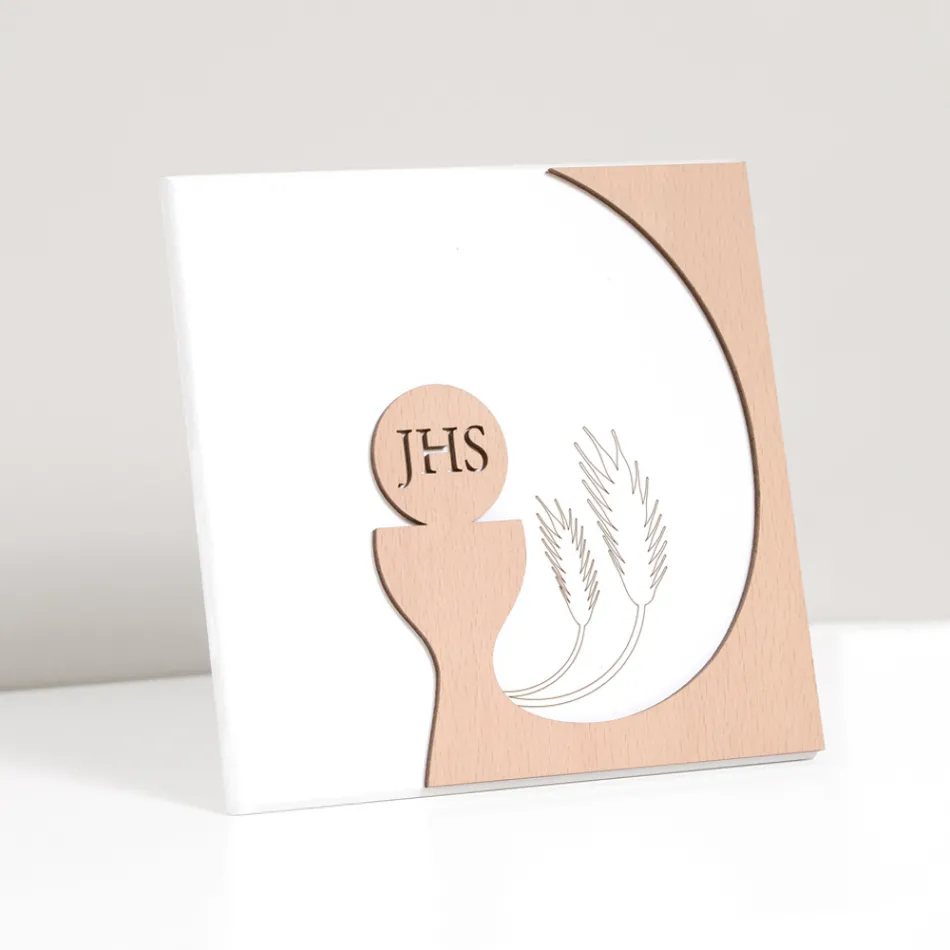 Small picture depicting the Eucharist Laser Engraved Made in Italy - Ingrid Viadurini