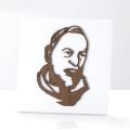Small picture depicting Padre Pio Laser Engraved Made in Italy - Barbara