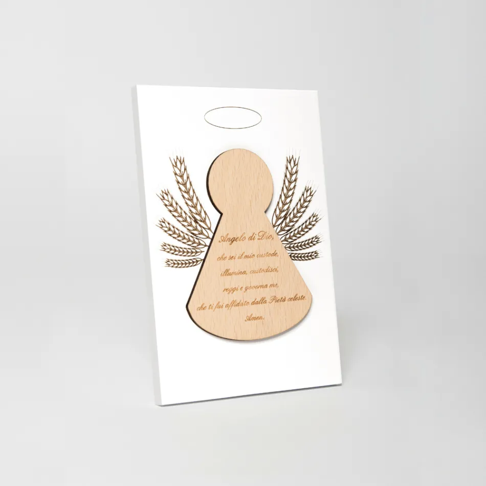 Small picture depicting a little angel with ears of corn Made in Italy - Greta Viadurini