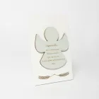 Laser Engraved Picture of a Blessed Angel Made in Italy - Alain Viadurini