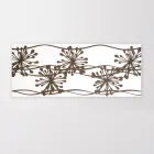 Picture with Anemones Made with Laser Made in Italy - Tomoko Viadurini