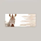 Painting with Zebra Made with Laser Made in Italy - Yuuka Viadurini