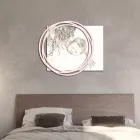 Wooden Picture with Print of Woman with Child Made in Italy - Taiwan Viadurini