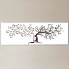 Laser Engraved Picture with 2 Intertwined Trees Made in Italy - Deide Viadurini