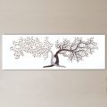 Laser Engraved Picture with 2 Intertwined Trees Made in Italy - Deide