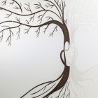 Laser Engraved Picture with Family Tree and Heart Made in Italy - Aletha Viadurini