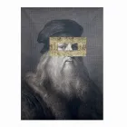 Printed Canvas Wall Picture with Gold Leaf Detail Made in Italy - Vinci Viadurini