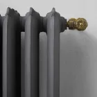 Design Radiator 5 Smooth Elements in Cast Iron from the Ground up to 1062 W - Baroque Viadurini