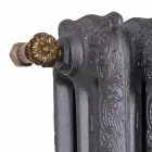 Design Radiator 7 Decorated Elements in Cast Iron from the Ground up to 1062 W - Baroque Viadurini